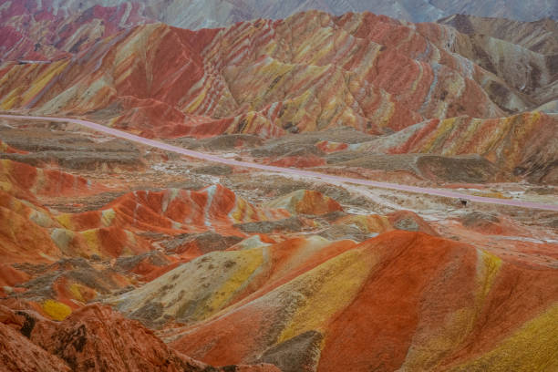 istock Rainbow Mountain in Zhangye, Gansu, China 1531093338