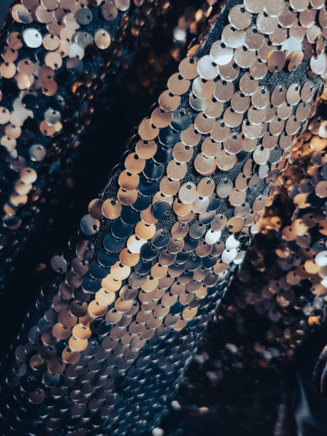 istock Shiny metalic sequin fabric 1531104613
