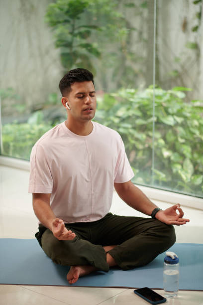 istock Man Listening to Guided Meditation 1531116454