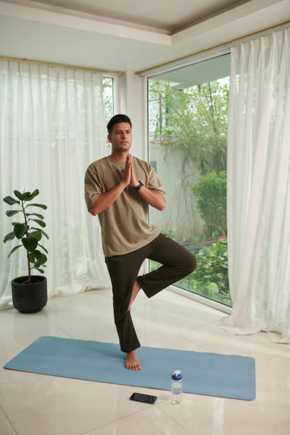 istock Yogi Balancing on One Foot 1531116482