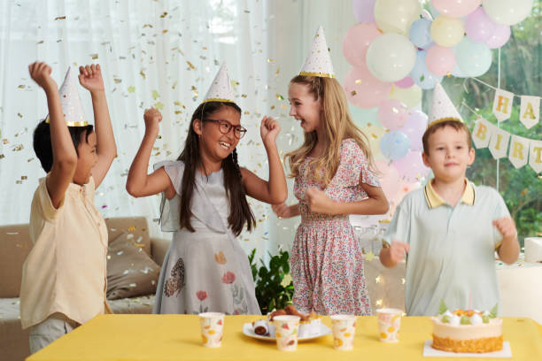 istock Kids Dancing at Birthday Party 1531125840