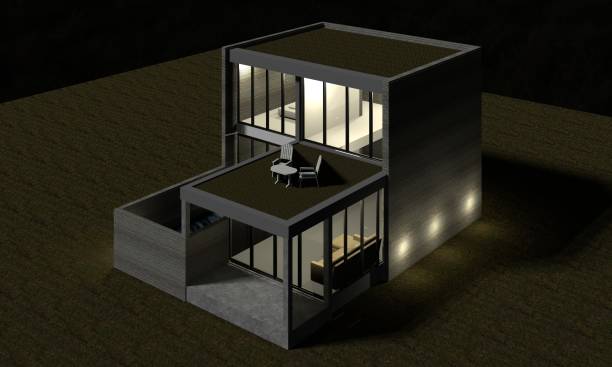istock 3D illustration of residential project 1531126891