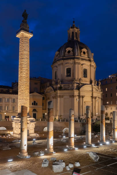 istock Trajan Column And Mary Church In Rome 1531149840