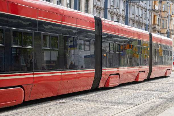 istock public transport red trams in Poland 1531173727