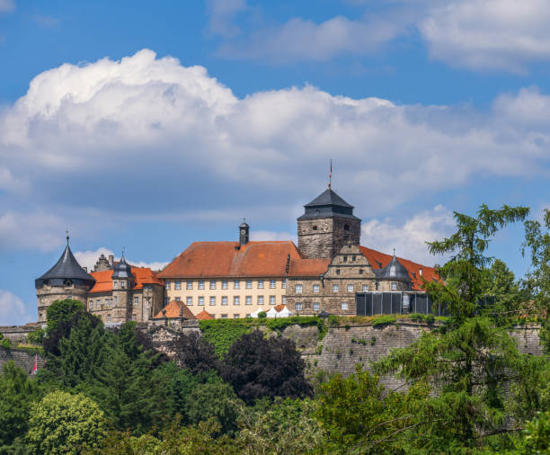 The historic fortress Rosenberg in Kronach, Germany on June 25, 2023