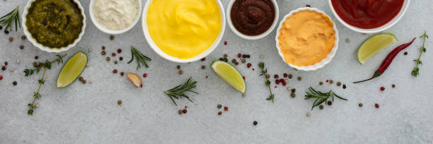 istock Different types of sauces in bowls 1531195352