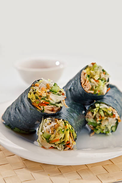 istock Organic Vegan Summer Sushi Rolls 153126575