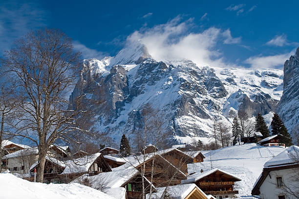 istock Some hotels near the Grindelwald ski area 153129320