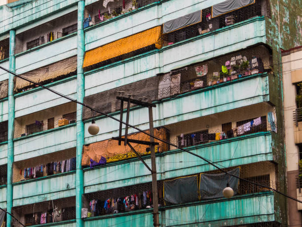 casas em manila - manila apartment poverty slum - fotografias e filmes do acervo