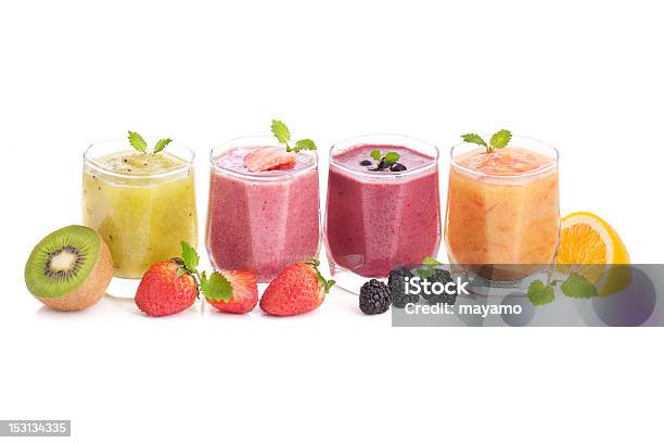 Smoothie Stock Photo - Download Image Now - Banana, Strawberry Smoothie, Antioxidant