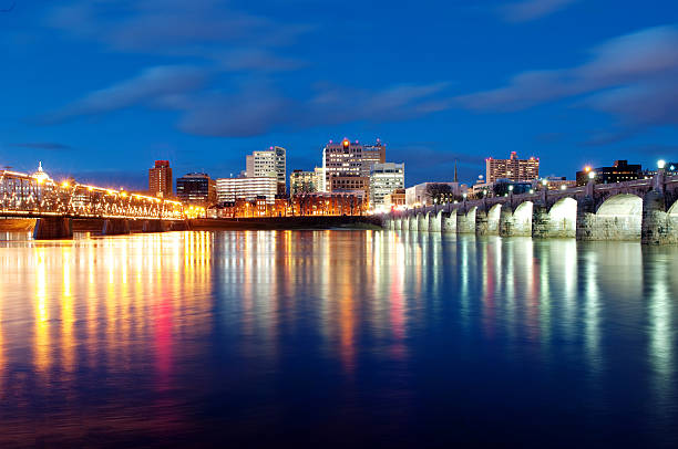 istock Harrisburg, Pennsylvania Skyline at Sunset 153134834