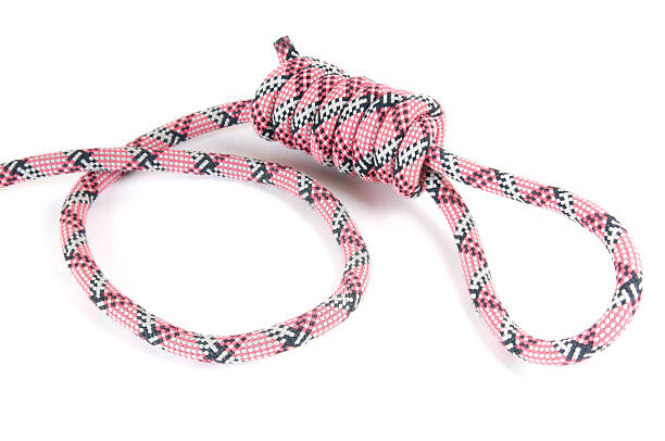 istock Alpinist rope with knot 153137220