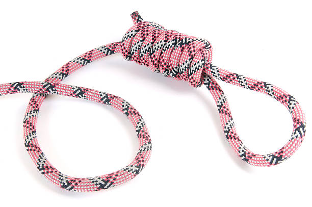 istock Alpinist rope with knot 153137221