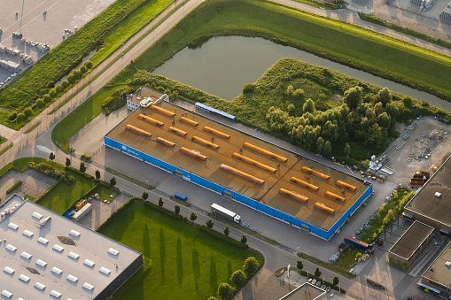 Luchtfotografie van het landschap van Noord-Holland; Aerial photography of Noord-Holland landscape