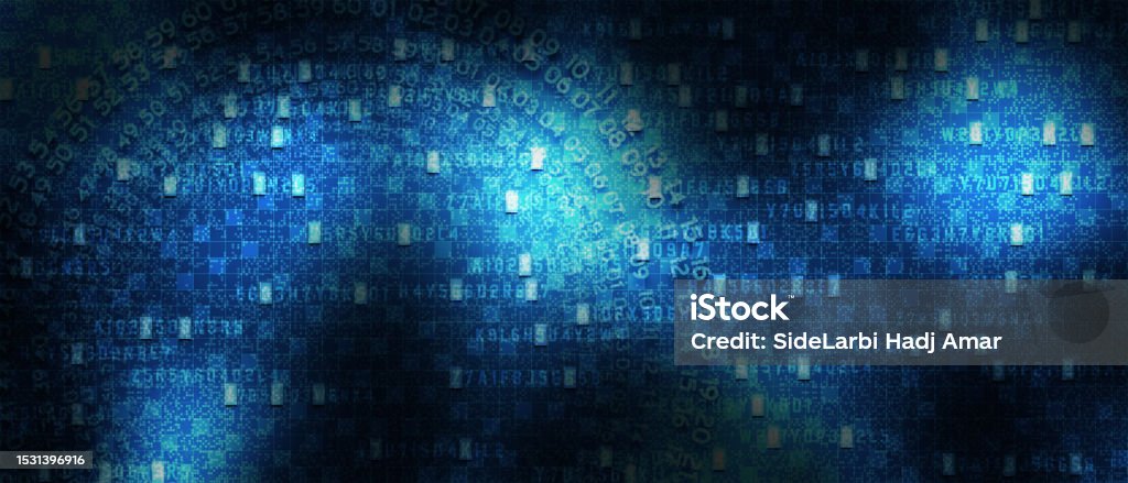 Currenttime Background Time Concept Digital Background Stock Illustration - Download Image Now ...