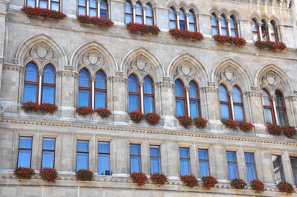 istock Facade of Vienna City Hall, Austria 153142829