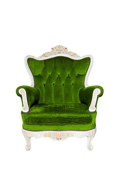 istock Vintage luxury Green sofa 153143607