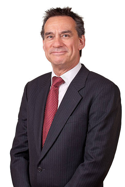 istock Handsome Business Man in Suit with Cheeky Grin 153143639
