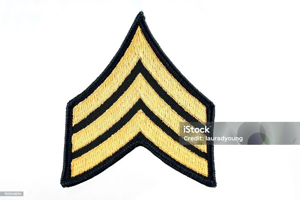 Sargento insígnia militar dos Estados Unidos - Royalty-free Remendo Foto de stock