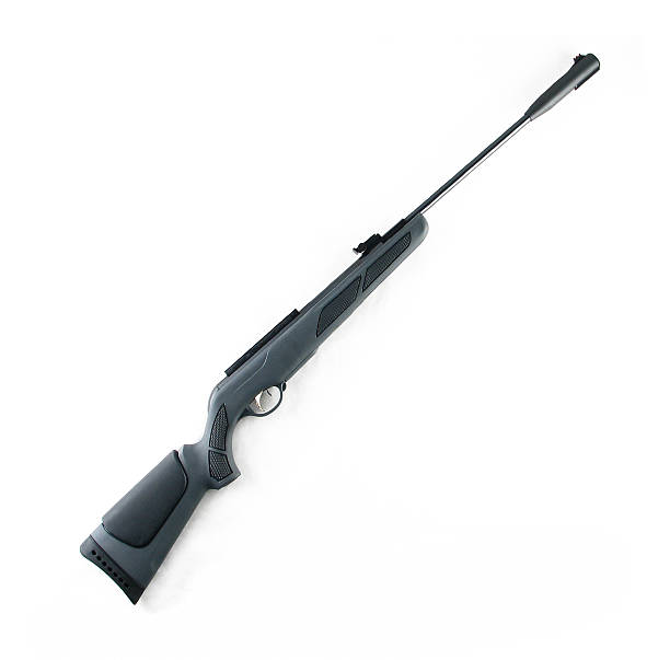 istock Hunting modern rifle isolated on white background 153145809