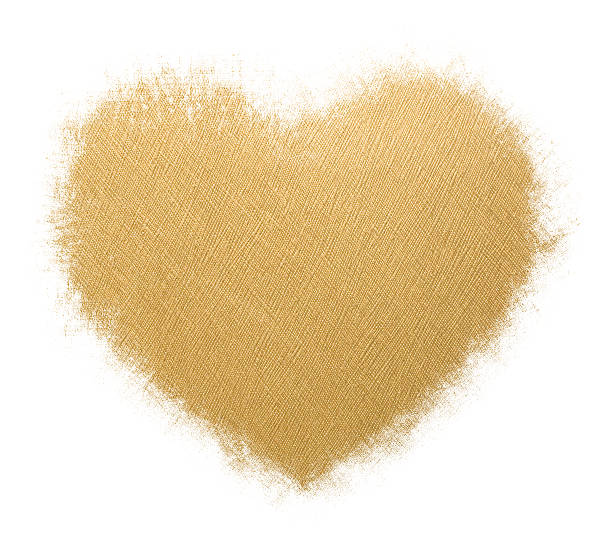 Grunge Heart-shaped Frame isolated on white background Gold grunge Heart-shaped Frame isolated on white background. book heart shape valentines day copy space stock pictures, royalty-free photos & images