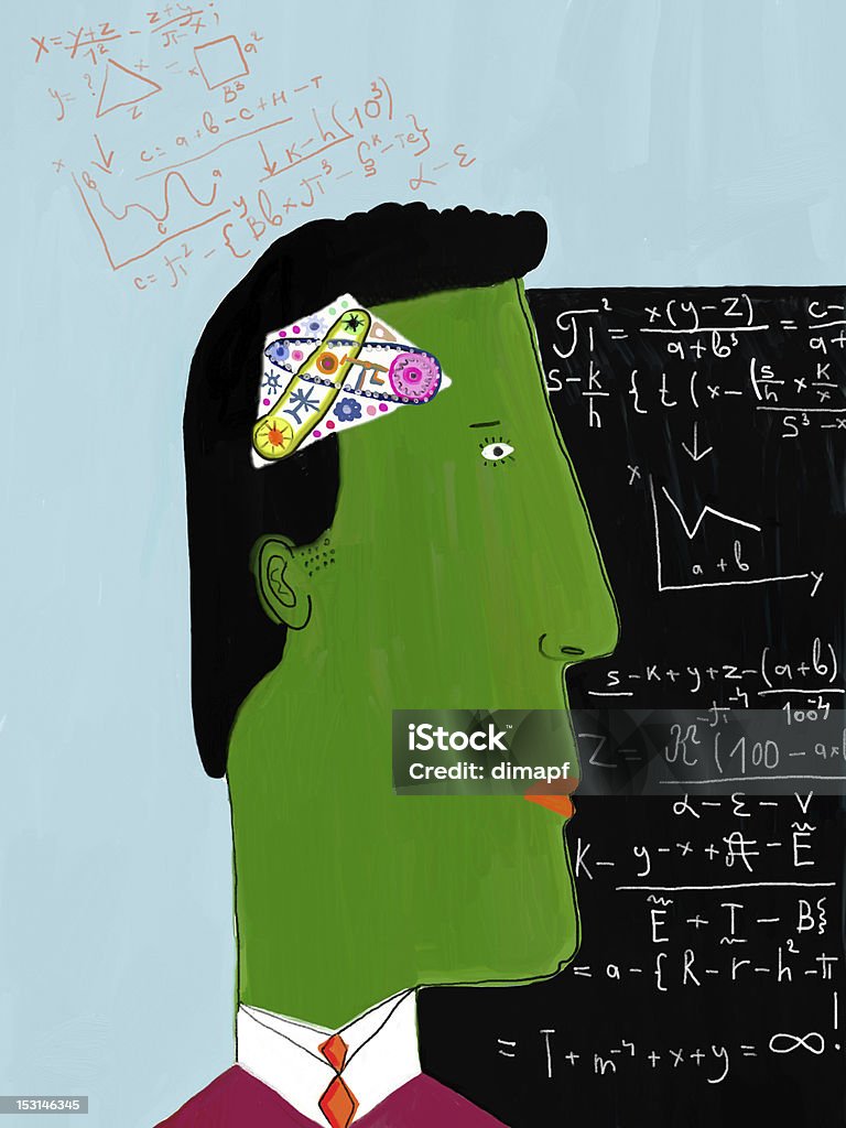 Intelligente - Lizenzfrei Erwachsene Person Stock-Illustration