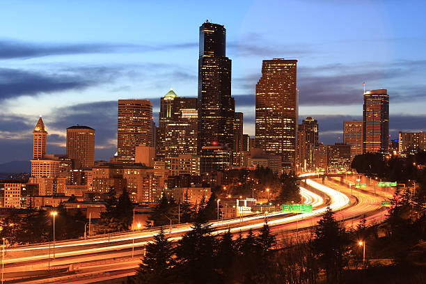 istock Downtown Seattle, Washington At Dusk 153147988