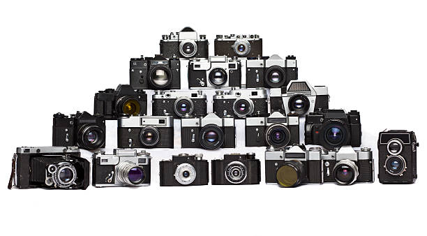 istock Old film cameras 153149626