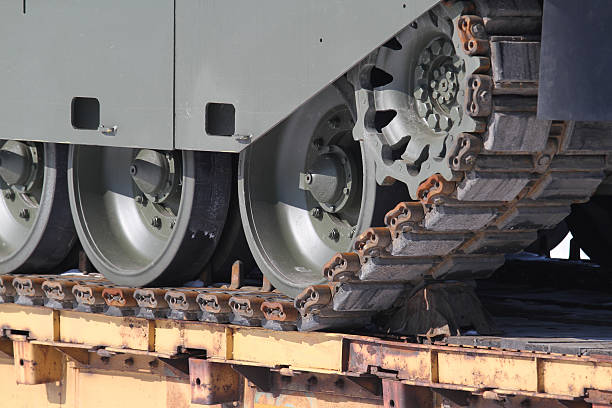 istock Military Tank Treads 153149656