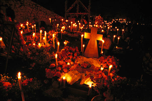 Day of the Dead, Janitzio, Michoacan, Mexico L_ day of the dead photos stock pictures, royalty-free photos & images