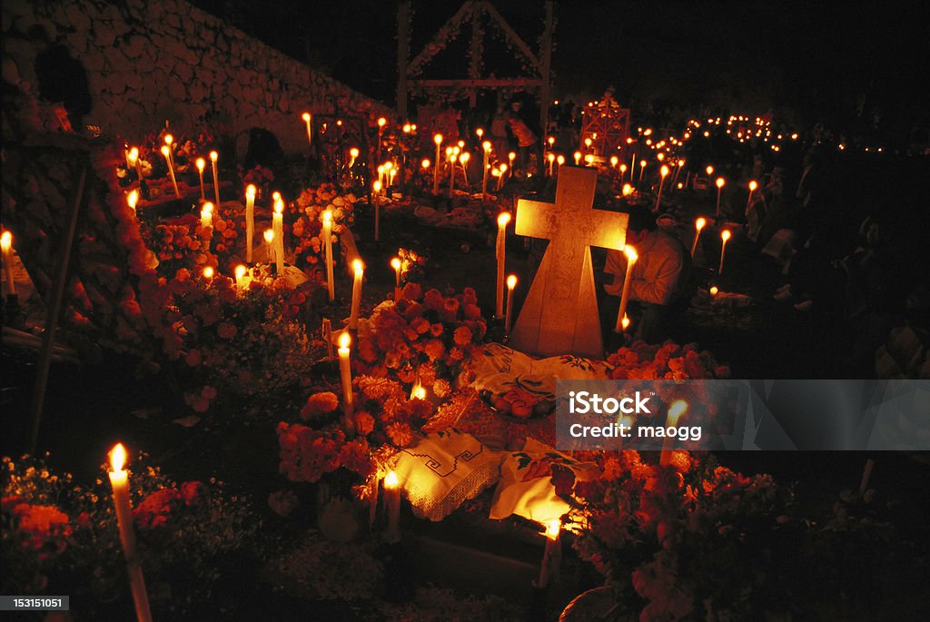 Dia dos mortos, de Janitzio, Michoacan, México - Royalty-free Dia dos Fiéis Defuntos Foto de stock