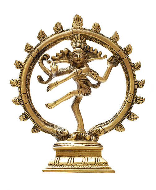 shiva nataraja - shiva hindu god statue dancing foto e immagini stock