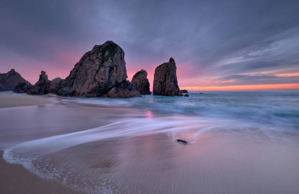 istock Foam carpet , Ursa beach,cabo da roca,sintra,portugal 1531525252