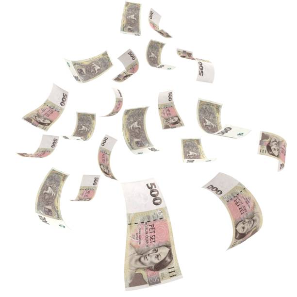 istock Czech koruna falling money finance crisis 1531546804