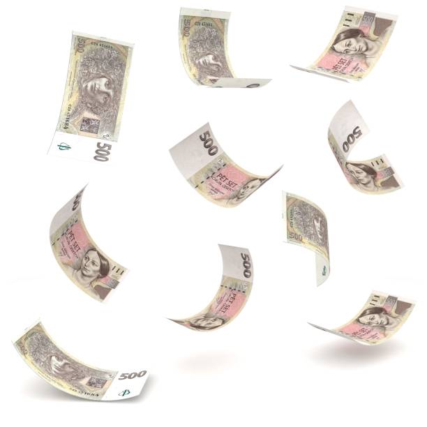 istock Czech koruna falling money finance crisis 1531547317