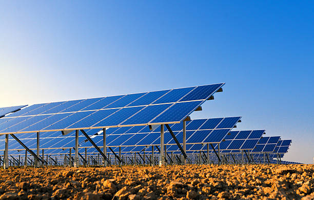 istock Solar panels for power production 153155789