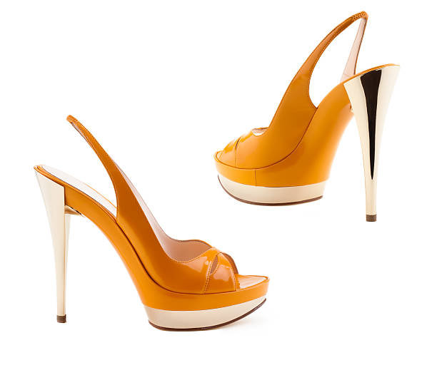 istock Women's shoes on a white background. 153155932