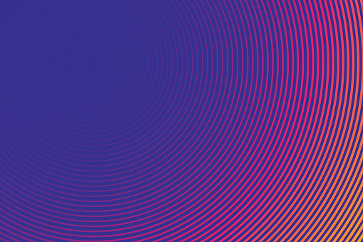 Abstract circle lines pattern of colorful center artwork. Overlapping for ad, template background. Concentric circles abstract background.