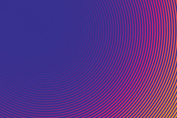 Abstract circle lines pattern of colorful center artwork. Overlapping for ad, template background. Concentric circles abstract background. Abstract circle lines pattern of colorful center artwork. Overlapping for ad, template background. Concentric circles abstract background. radius circle stock illustrations