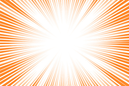 Manga anime action frame lines. Abstract explosive template with speed lines on white background. Motion radial lines. Flash explosion radial lines Vector illustration.