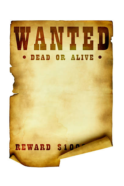 istock Vintage wanted poster 153156353