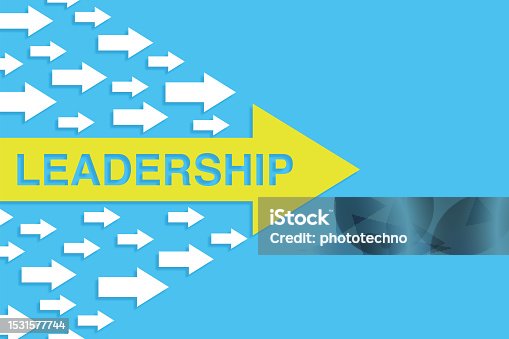 istock Leadership Concepts with Arrows on Blue Background 1531577744