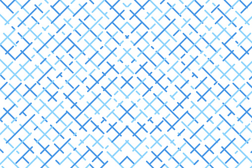 Science and Research Dash Abstract Background. Angled Dash Background Pattern. Abstract blue rounded lines diagonal halftone transition.