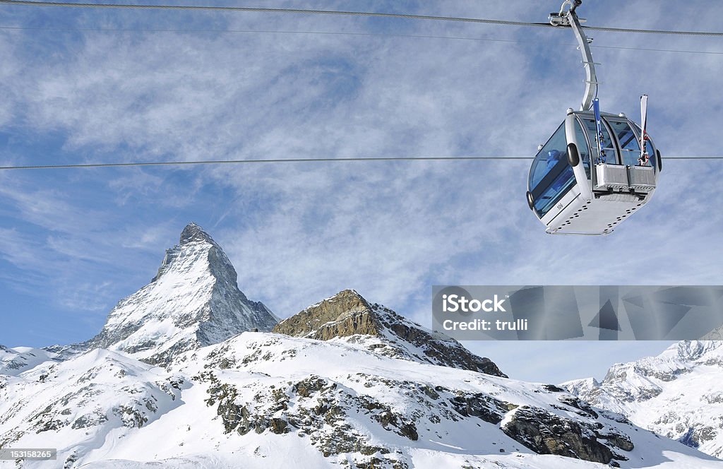 マッターホルン山の有名なスイス - マッターホルンのロイヤリティフリースト�ックフォト