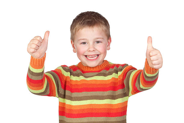 istock Adorable child with thumbs up 153159266