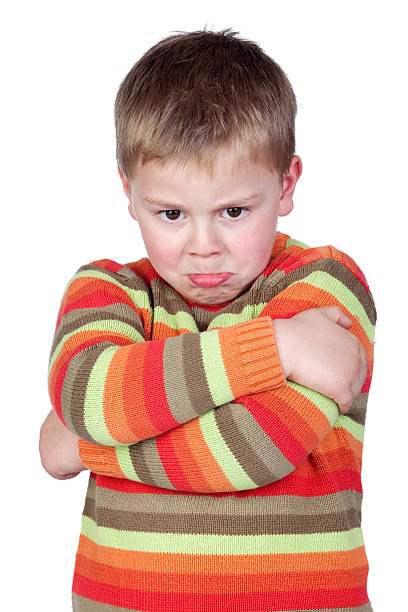 istock Angry child with crossed arm 153159302