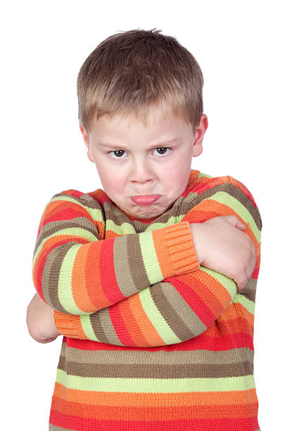 istock Angry child with crossed arm 153159364