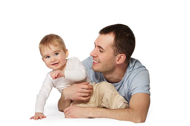 istock Happy father with his baby 153159774