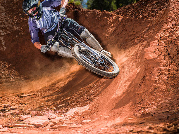 istock Mountain bike action 153160077