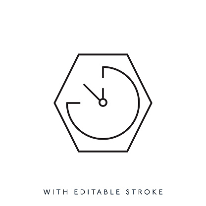 istock Clock line icon.Editable Stroke 1531605651